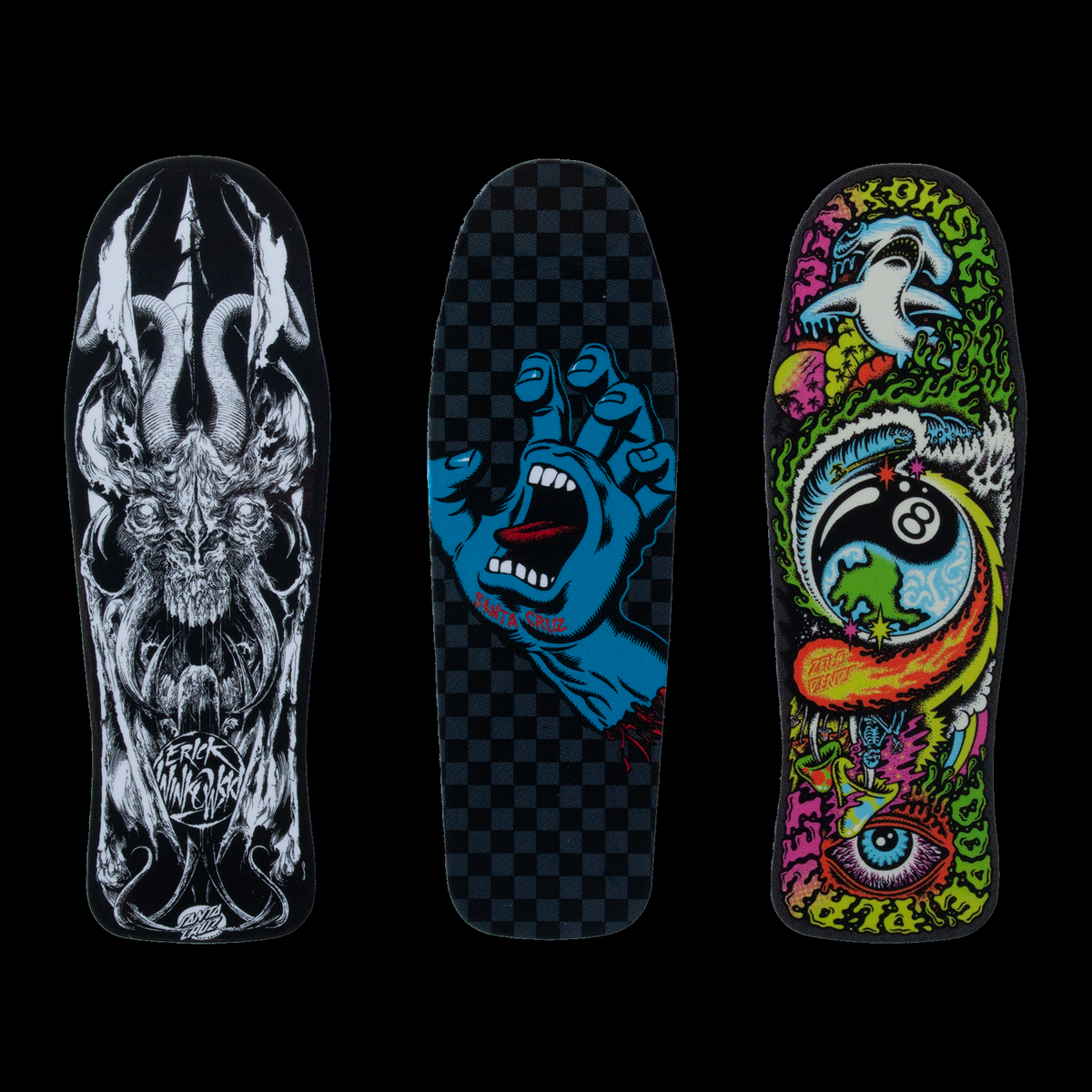 Santa Cruz Deck Series Assorted Magnet Set – Pacific Wave Surf Shop