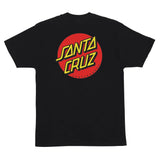 Santa Cruz Classic Dot Mens T-Shirt, Black