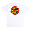 Santa Cruz Classic Dot Mens T-Shirt, White