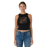 Ornate Dot Tank Fitted T-Shirt Womens Santa Cruz