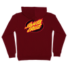 Santa Cruz True Oval Flame Dot Youth Hoodie