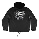 Dressen Skull Rose Independent Windbreaker, Black