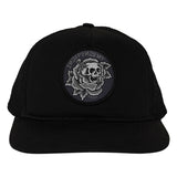 Dressen Skull Rose Structured Snapback Unisex Hat