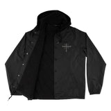 Dressen Skull Rose Independent Windbreaker, Black