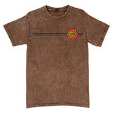 Santa Cruz Classic Dot Mens T-Shirt, Mineral Mocha