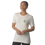 Santa Cruz Wave Dot Womens Boyfriend S/S Crop T-Shirt, Natural