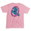 Santa Cruz Screaming Hand Scream Mens S/S Regular T-Shirt, Pink