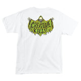 Creature Reaper Kills Mens S/S Pocket T-Shirt, White