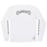 Creature Mutations Mens L/S Regular T-Shirt, White