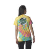 Santa Cruz Wave Dot Boyfriend S/S Crop T-Shirt, Aurora