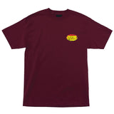 Slime Balls Crypt Regular S/S Mens T-Shirt, Maroon