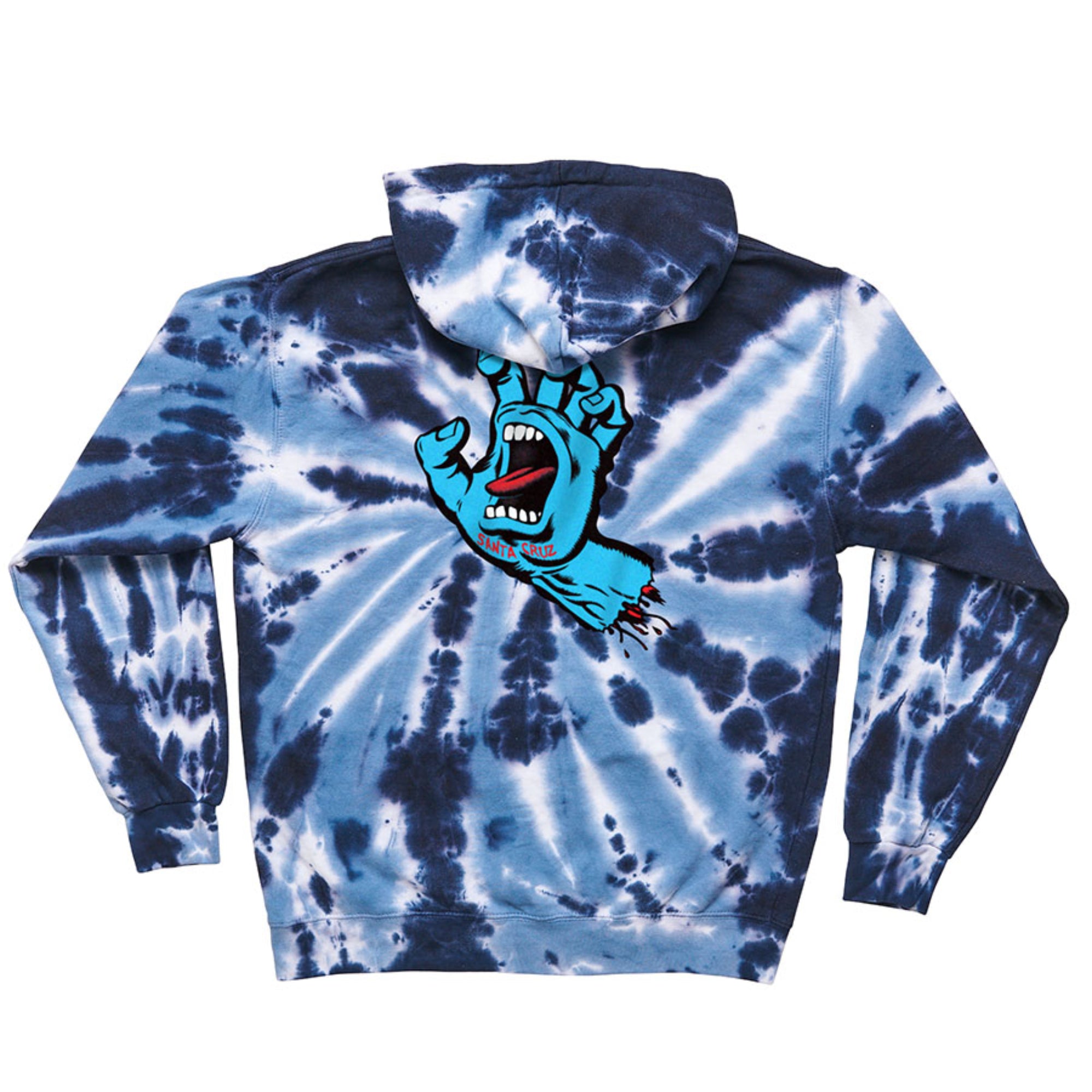 Santa cruz blue 2024 tie dye hoodie