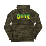 Creature Logo Pullover Hooded Sweatshirt, Forest Camo