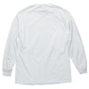 Creature Logo Outline Regular L/S Mens T-Shirt, White w/ Metallic