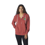 Santa Cruz Wave Dot Hooded Midweight Sweatshirt Womens, Rust