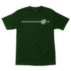 Santa Cruz Other Dot Men's Regular S/S T-Shirt, Forest Green w/Black/Green