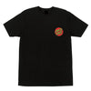 Santa Cruz Classic Dot Chest T-Shirt, Black