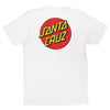 Santa Cruz Classic Dot Chest T-Shirt, White