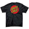 Santa Cruz Classic Dot Regular Fit T-Shirt Spider Black