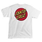 Santa Cruz Classic Dot Regular T-Shirt White