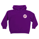 Santa Cruz Missing Dot P/O Hooded Kids Sweatshirt, Purple